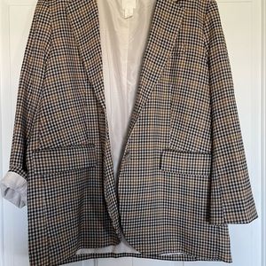H&M Oversized, Relaxed Large Checkered Blazer